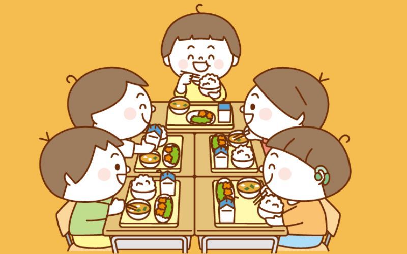 tranh minh họa ăn trưa tranh minh họa ăn trưa